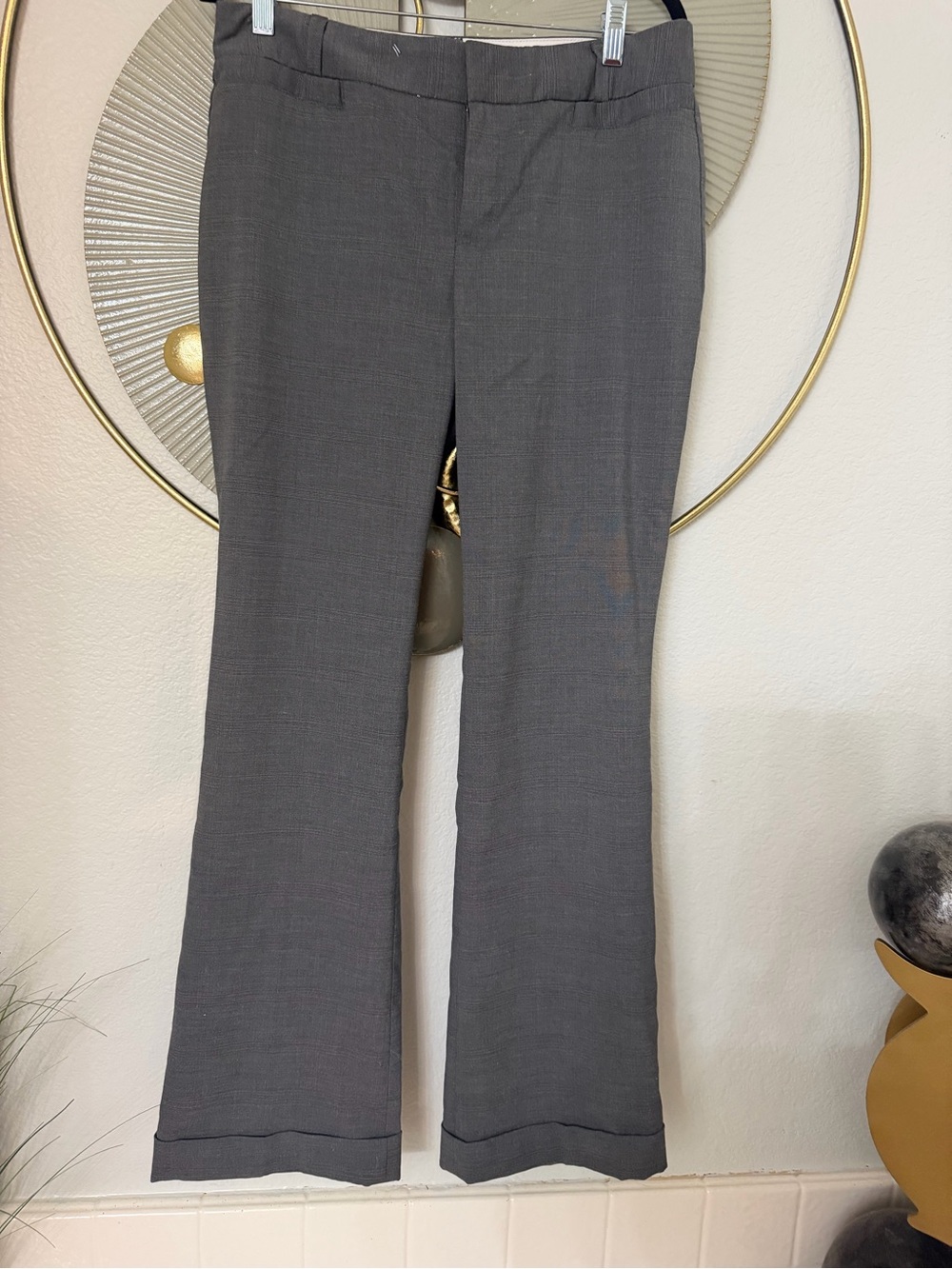 Banana Republic Women's Gray Dress Pants - Straight Leg